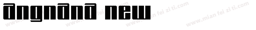 Angnana new字体转换